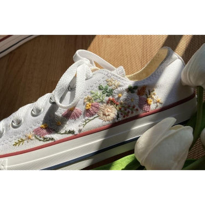 Customized Converse Embroidered Shoes Converse Chuck Taylor 1970s