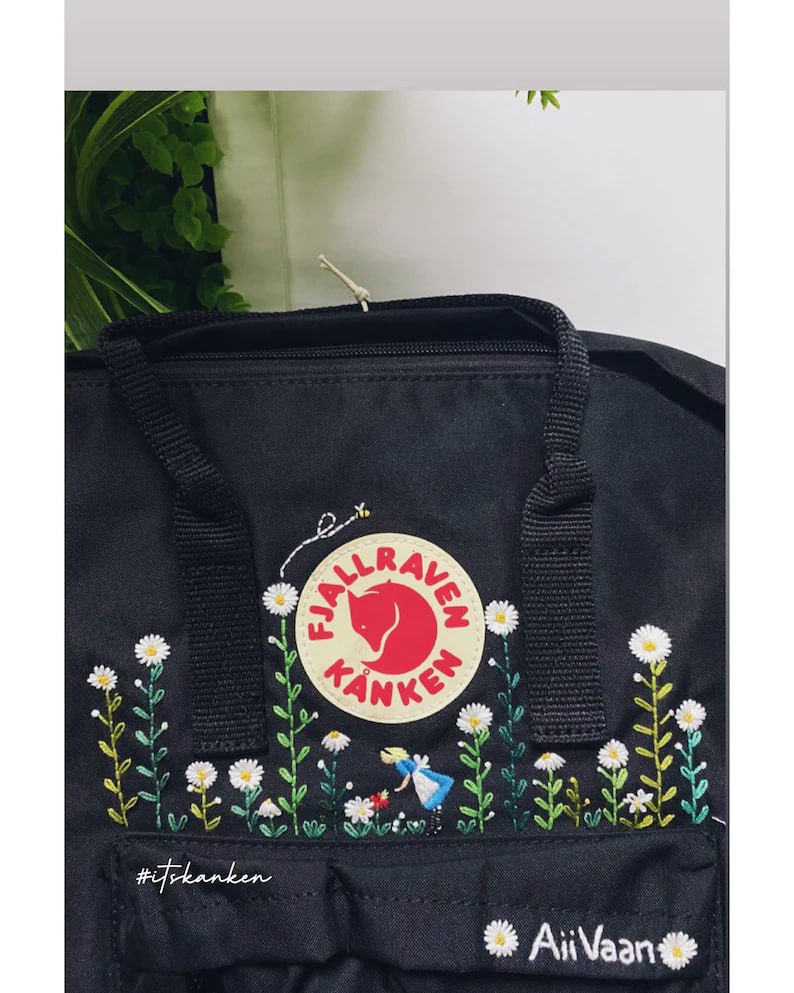 Fjallraven Kanken Embroidery Custom Backpack Adore This