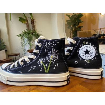 Converse Chuck Taylor 1970s Converse Dandelion Embroidered Shoes