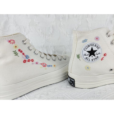 Custom Embroidery Converse Sports Shoes, Converse Chuck Taylor 1970s
