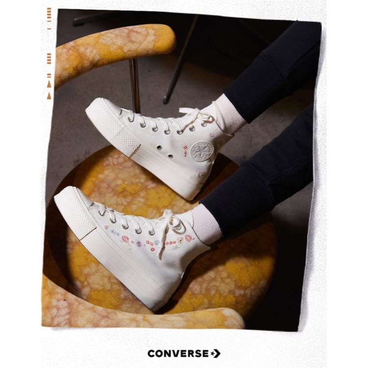 Custom Embroidery Converse Sports Shoes, Platform converse , Converse