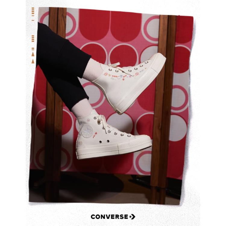 Custom Embroidery Converse Sports Shoes, Platform converse , Converse