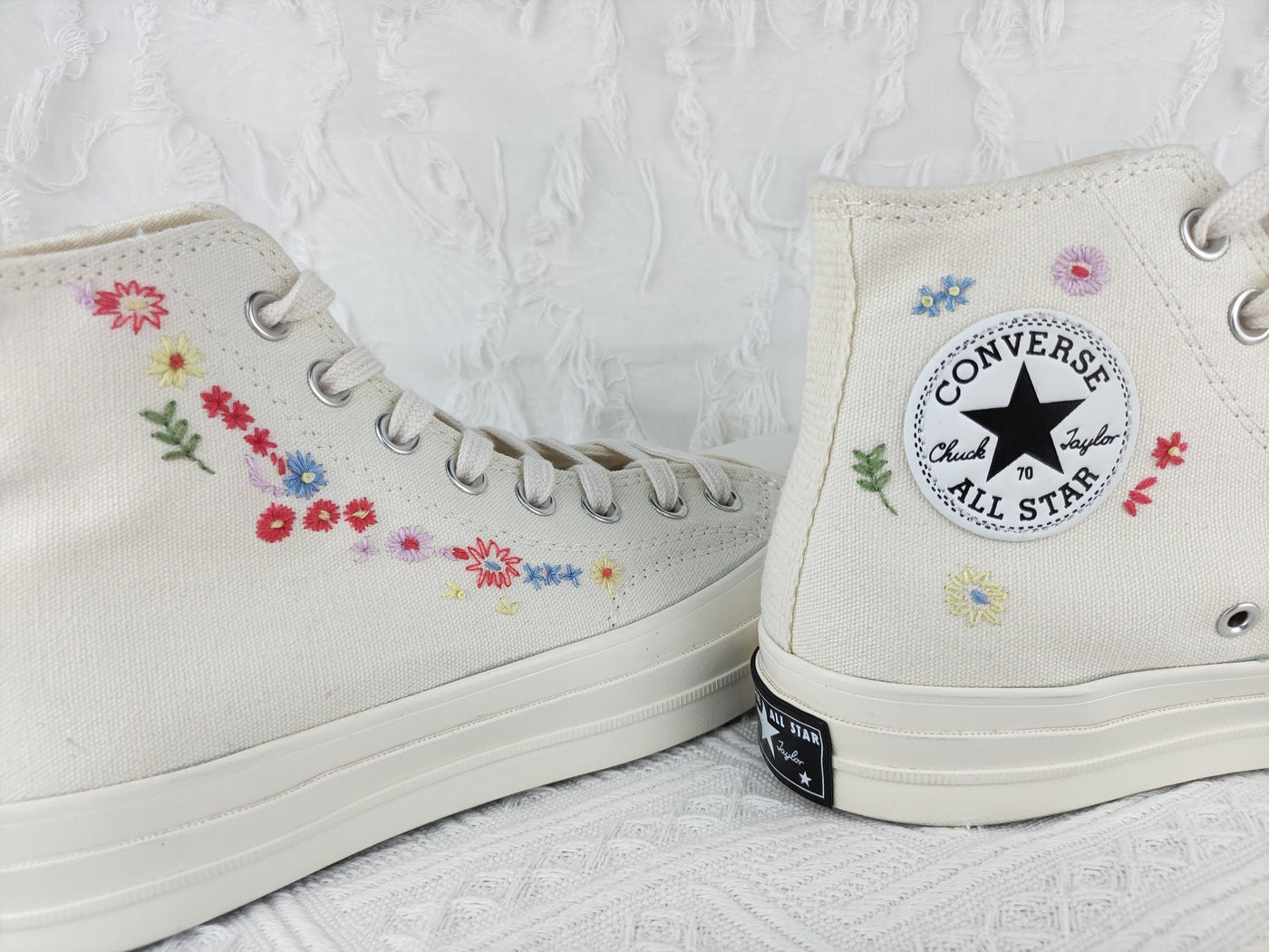 Custom Embroidery Converse Sports Shoes, Converse Chuck Taylor 1970s