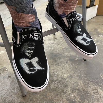John 5  Custom Slip On Vans